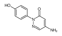 5-amino-2-(4-hydroxyphenyl)pyridazin-3-one Structure