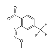 (Z)-1-methoxy-2-(2-nitro-5-(trifluoromethyl)phenyl)diazene结构式