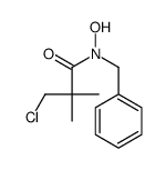 N-benzyl-3-chloro-N-hydroxy-2,2-dimethylpropanamide结构式