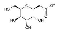 BETA-D-GALACTOPYRANOSYL NITROMETHANE structure