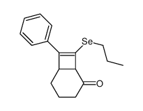 8-phenyl-7-propylselanylbicyclo[4.2.0]oct-7-en-5-one结构式