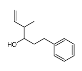 4-甲基-1-苯基-5-己烯-3-醇结构式