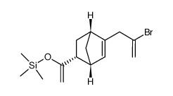 ((1-((1R,2R,4R)-5-(2-bromoallyl)bicyclo[2.2.1]hept-5-en-2-yl)vinyl)oxy)trimethylsilane Structure