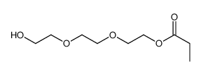Ethanol, 2,2'-[1,2-ethanediylbis(oxy)]bis-, propanoate Structure