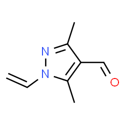 1H-Pyrazole-4-carboxaldehyde,1-ethenyl-3,5-dimethyl-结构式