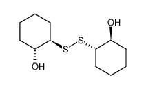 racem.-bis-(trans-2-hydroxy-cyclohexyl)-disulfide结构式