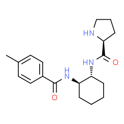 (S)-N-((1R,2R)-2-(4-Methylbenzamido)cyclohexyl)pyrrolidine-2-carboxamide Structure