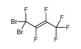 1,1-dibromo-1,2,3,4,4,4-hexafluorobut-2-ene结构式