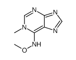 N-methoxy-1-methylpurin-6-amine Structure