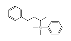 dimethyl-phenyl-(4-phenylbutan-2-yl)silane Structure