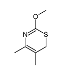 2-methoxy-4,5-dimethyl-6H-1,3-thiazine结构式