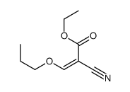 ethyl 2-cyano-3-propoxyprop-2-enoate结构式