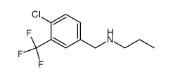 (4-Chloro-3-trifluoromethyl-benzyl)-propyl-amine Structure