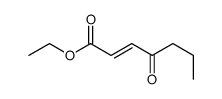 ethyl 4-oxohept-2-enoate结构式