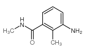 3-氨基-n,2-二甲基苯甲酰胺结构式