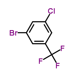 1-Bromo-3-chloro-5-(trifluoromethyl)benzene Structure