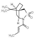(S)-(+)-(2-丁烯酰)-2,10-樟脑磺内酰胺结构式