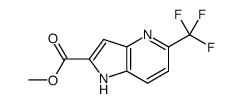 5-三氟甲基-1H-吡咯并[3,2-B]吡啶-2-羧酸甲酯结构式