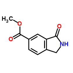 3-氧代异吲哚啉-5-羧酸甲酯结构式