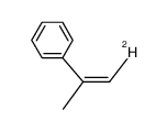(E)-deuterio-α-methylstyrene Structure