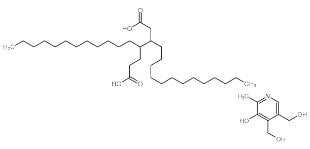 3,4-二棕榈酸吡哆醇酯结构式