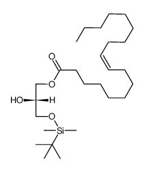 1-oleoyl-3-O-tert-butyldimethylsilyl-sn-glycerol结构式