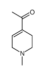 Ethanone, 1-(1,2,3,6-tetrahydro-1-methyl-4-pyridinyl)- (9CI) Structure