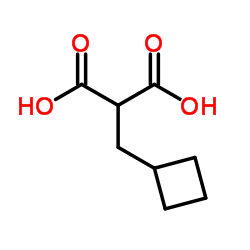 (Cyclobutylmethyl)malonic acid Structure