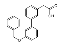 3-[3-(Benzyloxy)phenyl]phenylacetic acid Structure