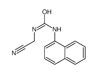 3-Cyanomethyl-1-(1-naphthyl)urea结构式