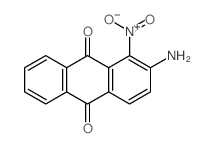9,10-Anthracenedione,2-amino-1-nitro- Structure
