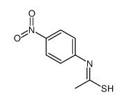 N-(4-nitrophenyl)ethanethioamide结构式