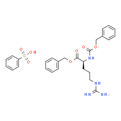 N-Ω-甲苯磺酰基-L-精氨酸苄酯对甲苯磺酸盐结构式
