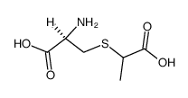 S-(1-carboxyethyl)cysteine结构式