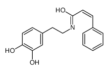 N-[2-(3,4-dihydroxyphenyl)ethyl]-3-phenylprop-2-enamide结构式