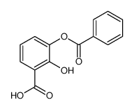 3-(苯甲酰基氧基)-2-羟基苯甲酸结构式