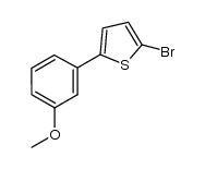 2-bromo-5-(3-methoxyphenyl)thiophene结构式