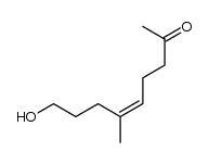 (Z)-9-hydroxy-6-methyl-5-nonen-2-one Structure