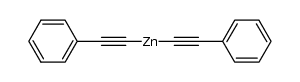 bis(2-phenylethynyl)zinc Structure