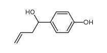 1-(4-hydroxyphenyl)-3-butenyl alcohol结构式