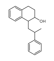 1-(2-Phenyl-propyl)-1,2,3,4-tetrahydro-[2]naphthol结构式