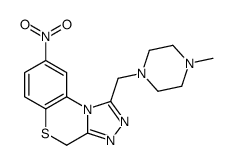 1-[(4-methylpiperazin-1-yl)methyl]-8-nitro-4H-[1,2,4]triazolo[3,4-c][1,4]benzothiazine Structure