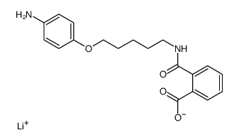 lithium 2-[5-(4-aminophenoxy)pentylcarbamoyl]benzoate structure