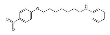 N-[7-(4-nitrophenoxy)heptyl]aniline Structure