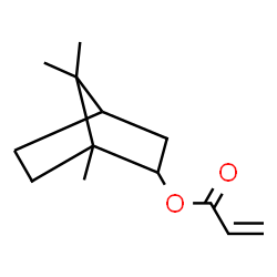 Acrylic acid isobornyl structure