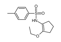 N-(2-ethoxycyclopenten-1-yl)-4-methylbenzenesulfonamide结构式