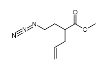 methyl 2-(2-azidoethyl)pent-4-enoate结构式