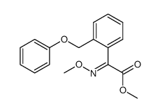 Methyl E-2-(phenoxymethyl)phenylglyoxylate O-methyloxime Structure