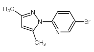5-溴-2-(3,5-二甲基吡唑-1-基)吡啶结构式