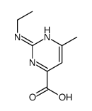 2-乙基氨基-6-甲基-嘧啶-4-羧酸结构式